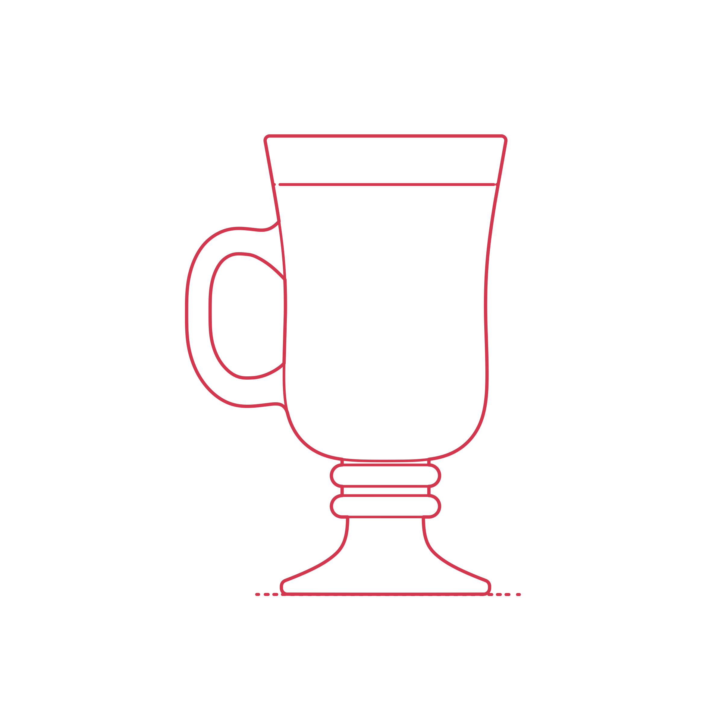 Objects Cocktail Glasses Irish Coffee Mug Engraving Svg Design Free Vectors